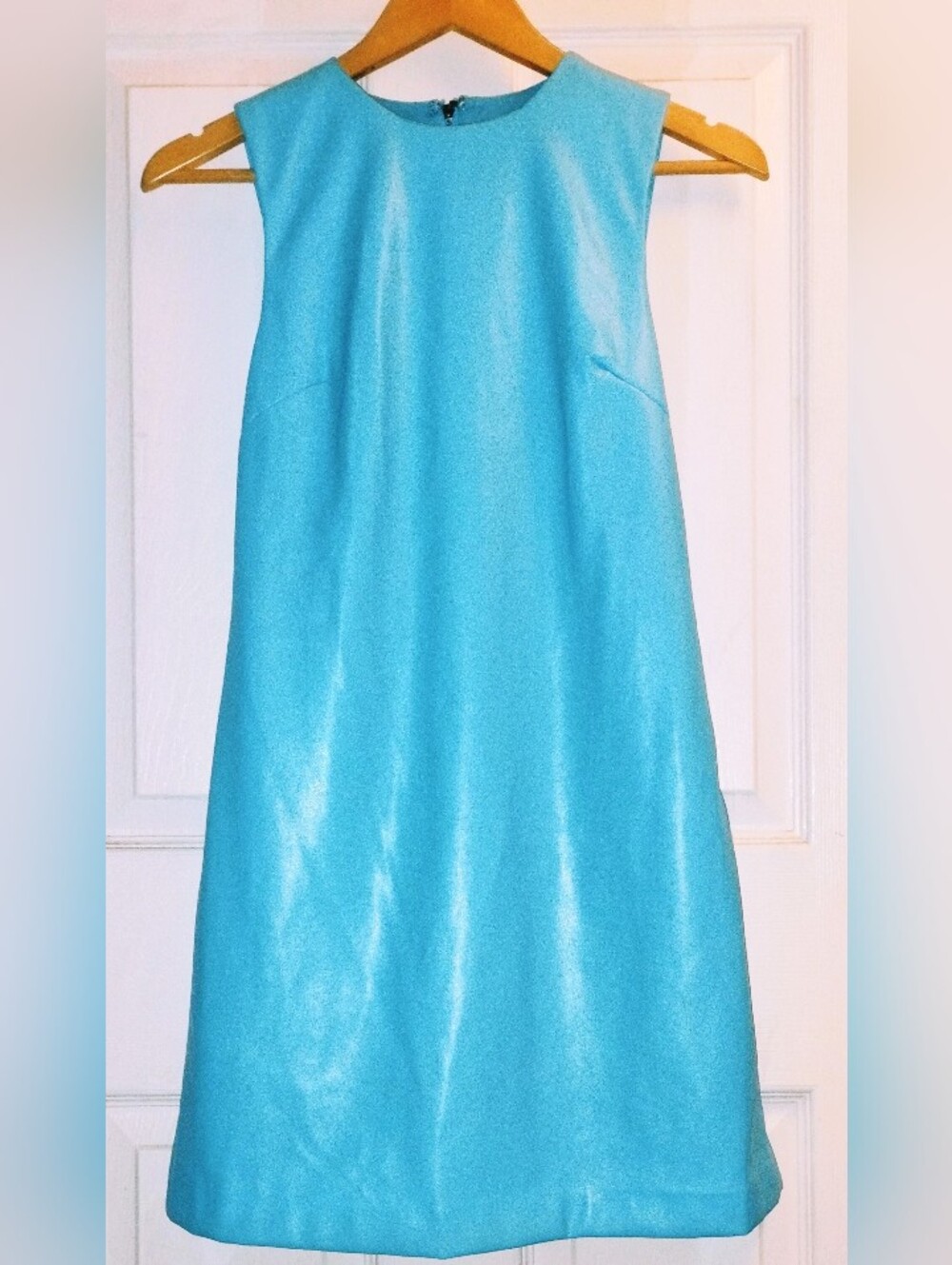 House of Harlow 1960 Shimmer Cyan Blue Mini Dress